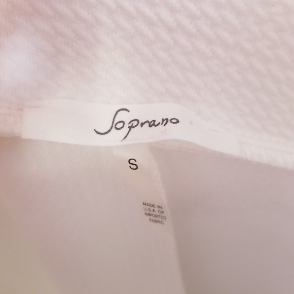 Nwt Soprano Small White Skater Skirt - Picture 3 of 3